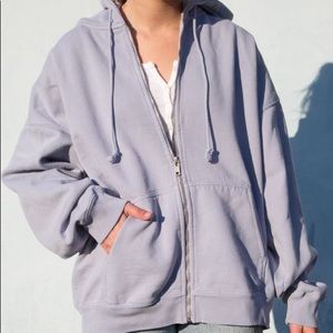 brandy melville periwinkle christy hoodie